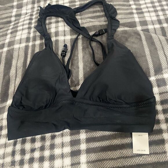aerie Ruffle Triangle Bikini Top - Picture 5 of 9